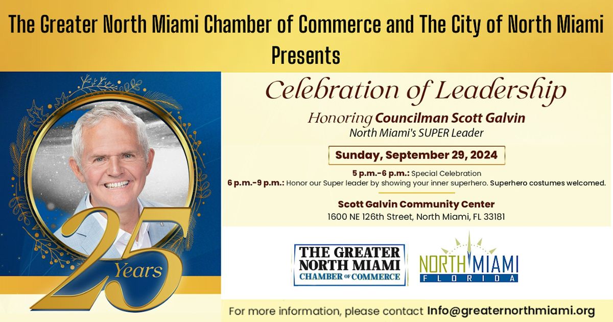 \u2728 Celebration of Leadership: Honoring Councilman Scott Galvin\u2019s 25 Years\u2728