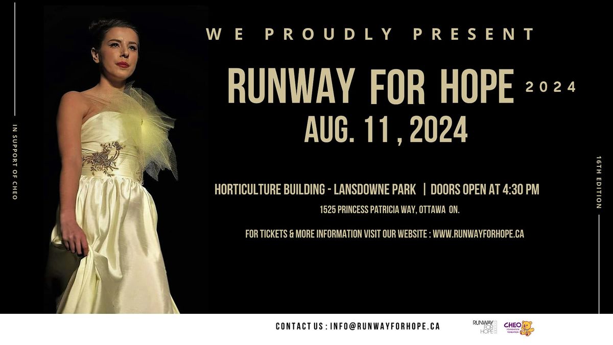 Runway for HOPE Ottawa in support of CHEO