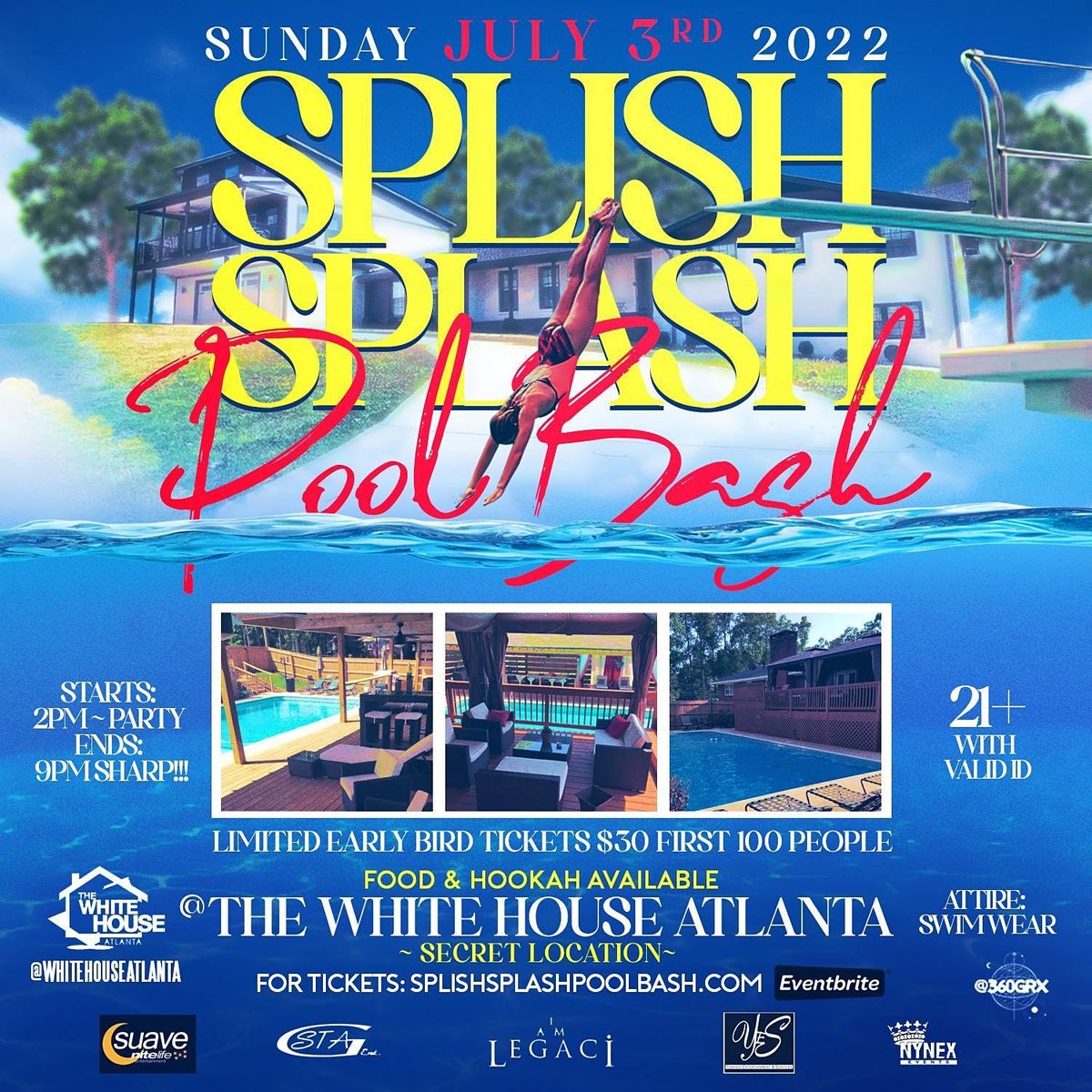 SPLISH SPLASH POOL BASH ATLANTA INDEPENDENCE DAY WEEKEND 2022, SECRET