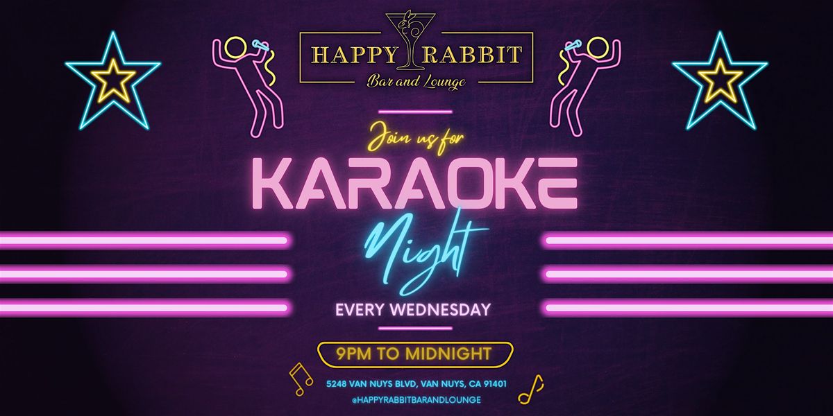 Karaoke Night @ Happy Rabbit!