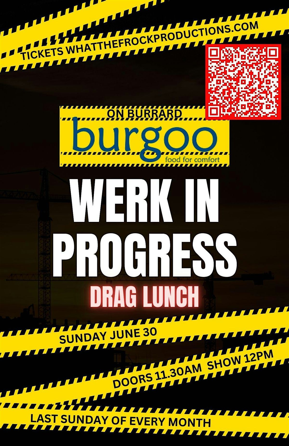 Werk In Progress Drag Lunch at Burgoo on Burrard