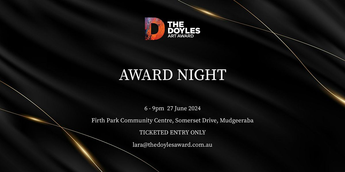 Award Night - 2024 Doyles Art Award