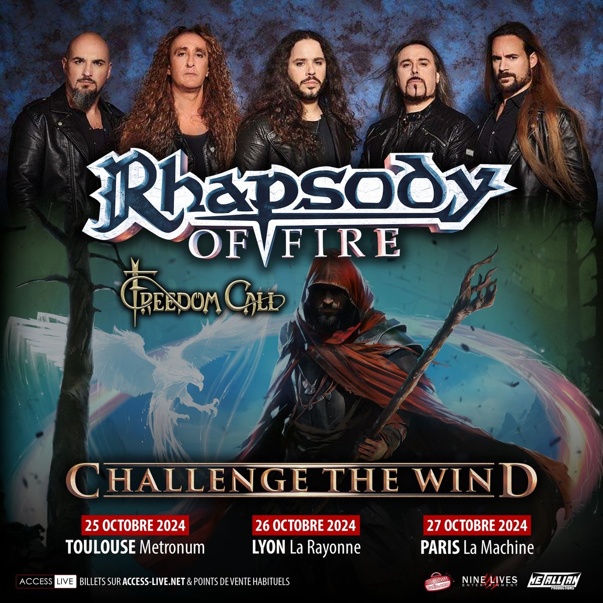 Rhapsody of Fire + Freedom Call \u2022 Toulouse \u2022 Metronum