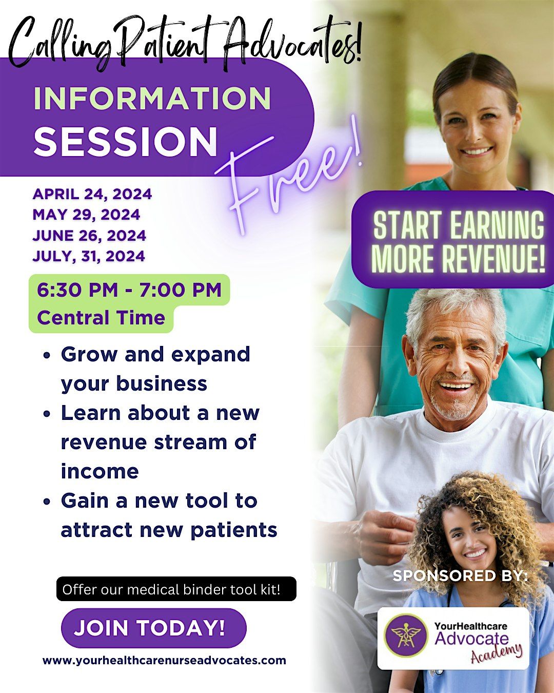 Information Session  - Grow Your Independent Patient Advocacy Business!