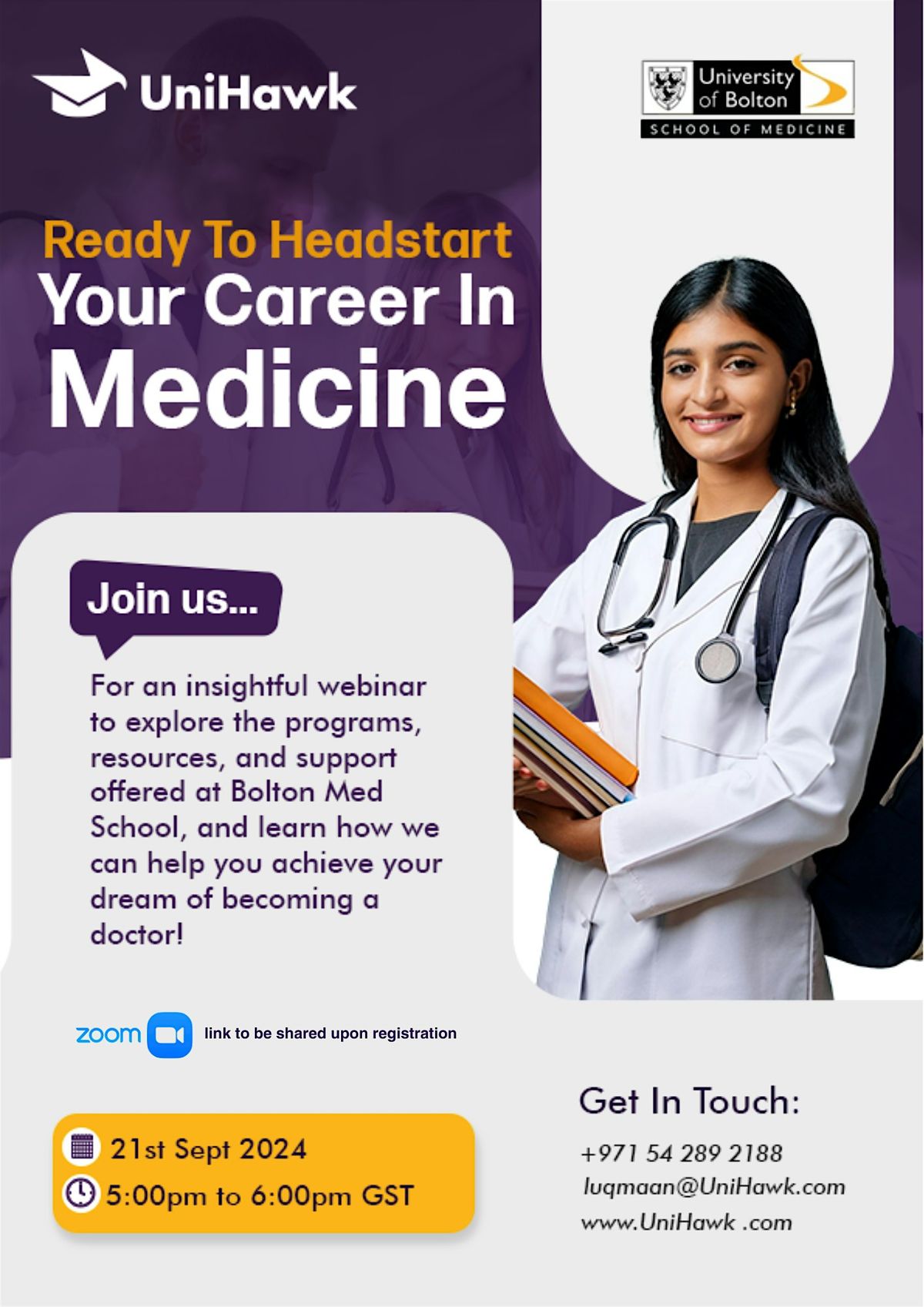 Ready to Headstart your career in Medicine?