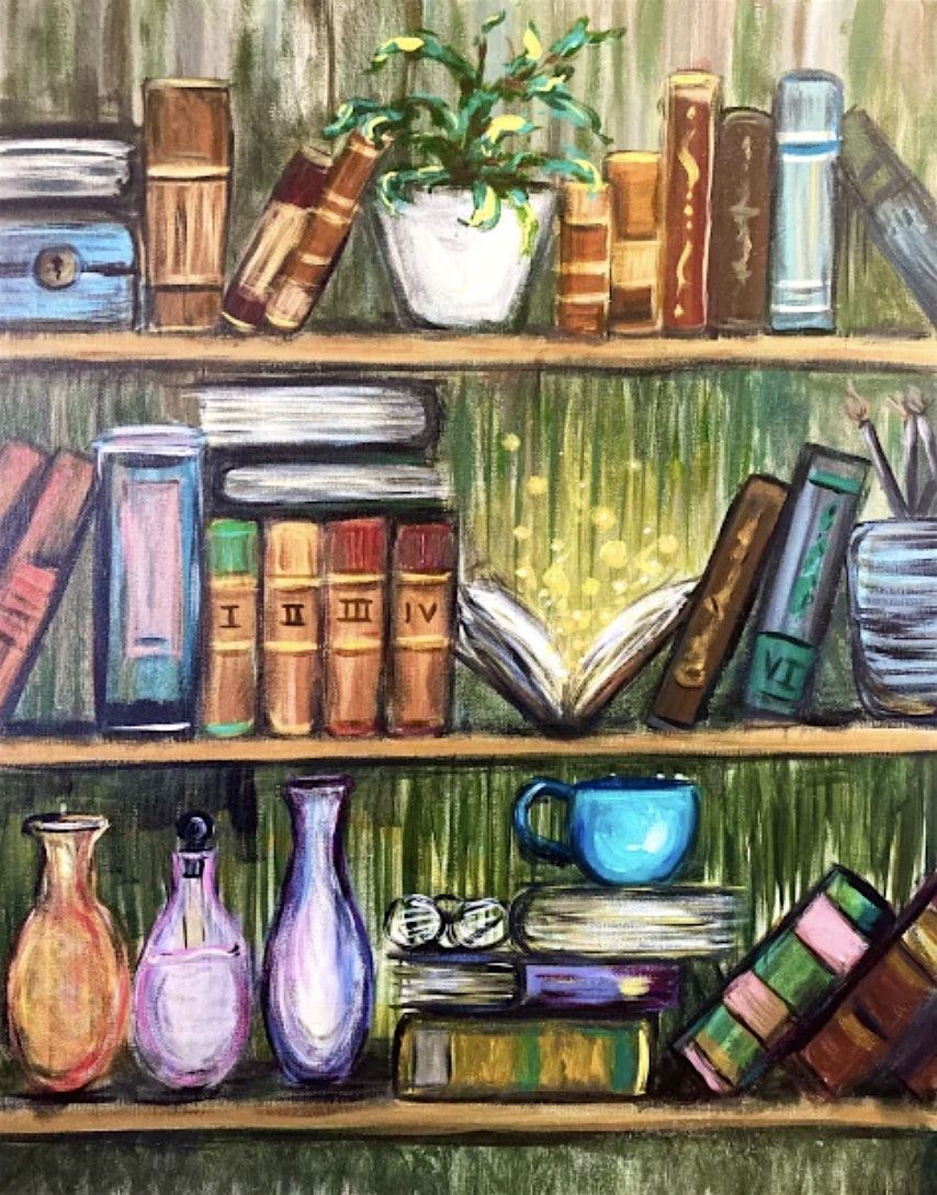 Paint Night: Enchanted Library