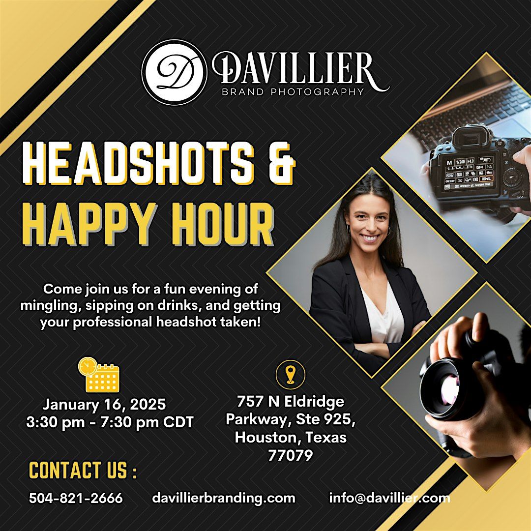 Headshots & Happy Hour