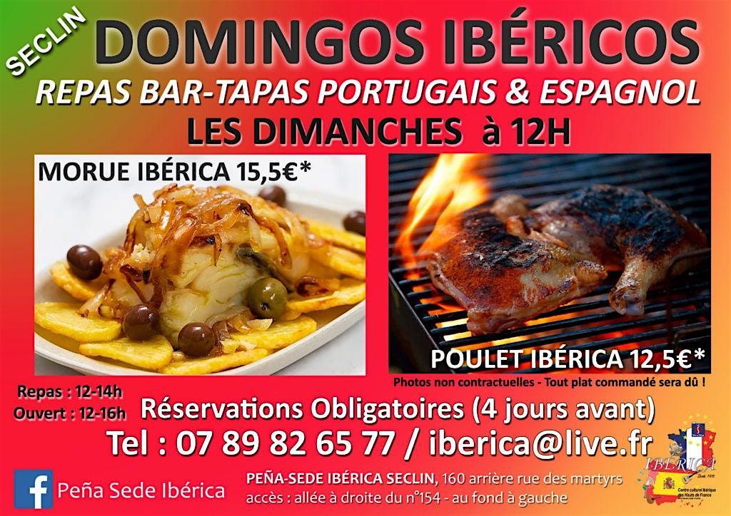 Domingos ib\u00e9ricos - Repas Spectacle Bar Tapas Seclin Lille Hauts de France