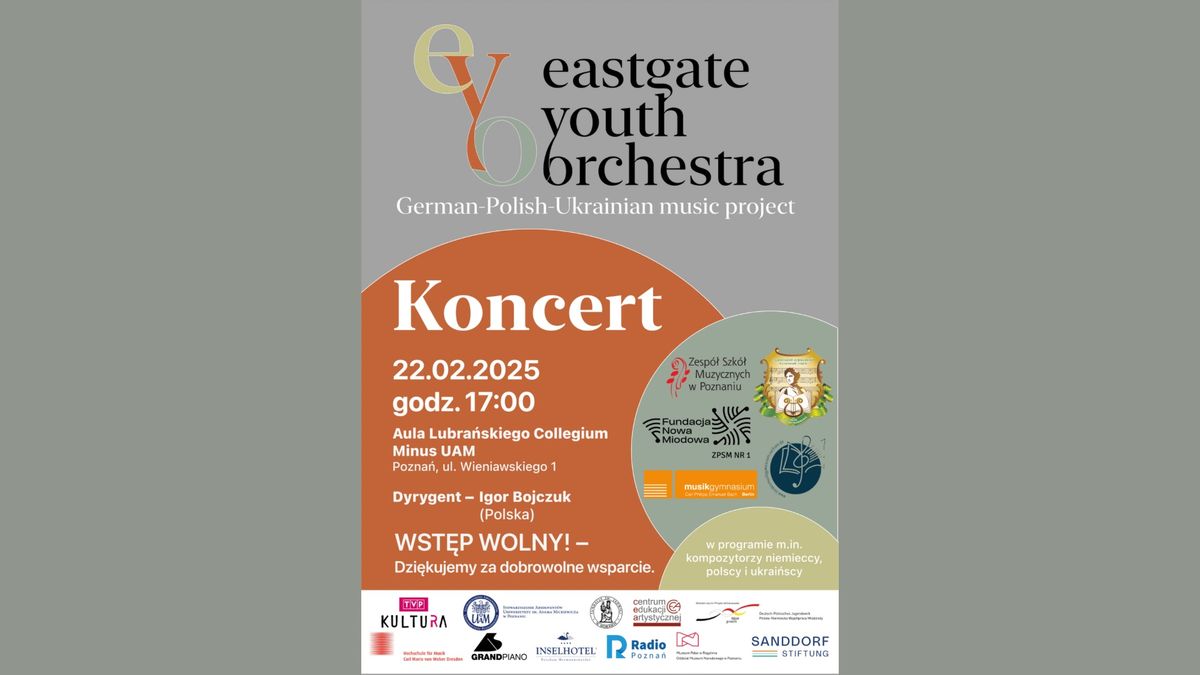 Eastgate Youth Orchestra 2025 Tourn\u00e9e 