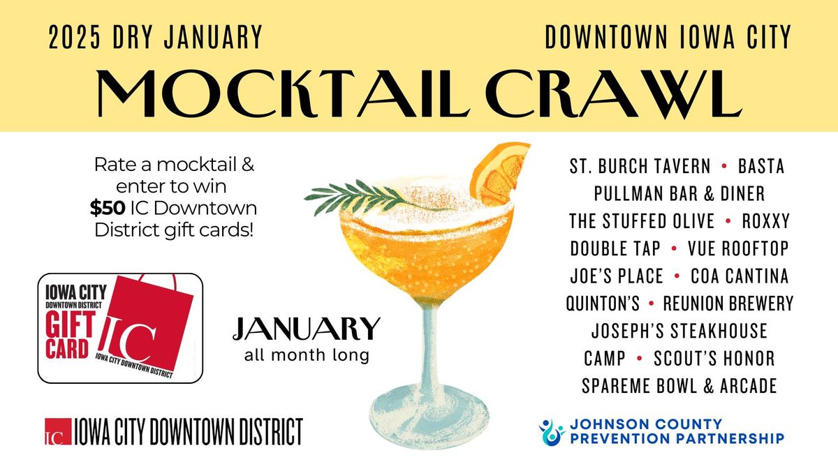 2025 Dry January Mocktail Crawl