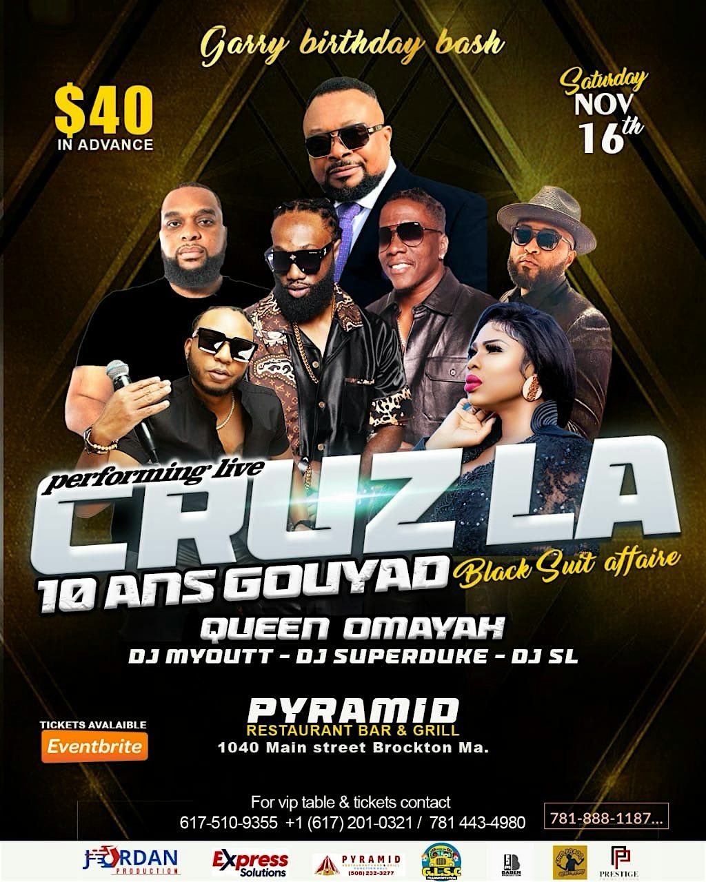 Cruz la 10ans  de Gouyad black suit affair