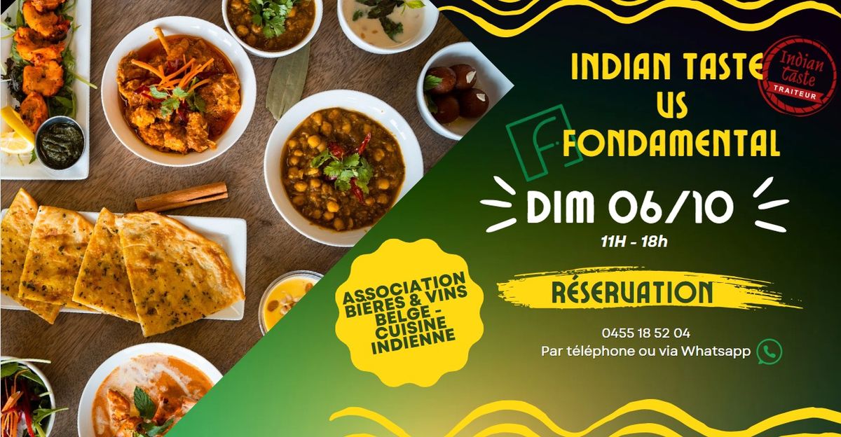 Indian Taste VS Fondamental - Brunch