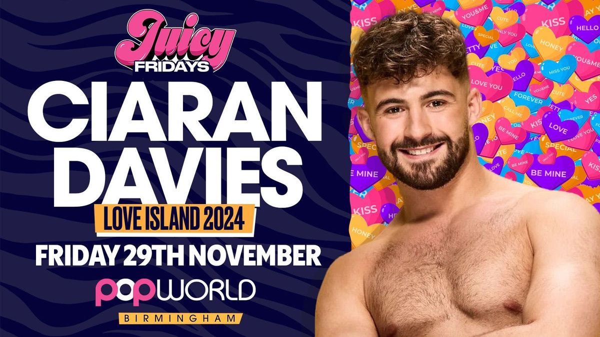 \u2600\ufe0f\ud83c\udfdd\ufe0f\ud83c\udfc4\u2764\ufe0fLove Island\u2019s Ciaran Davis 29-11-24 AT POPWORLD BIRMINGHAM 