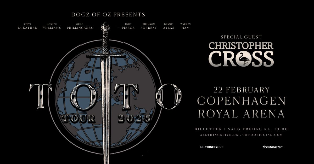 TOTO (+ special guest: Christopher Cross) - 22. februar - Royal Arena