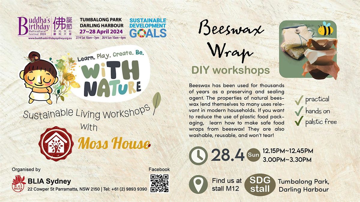 Sustainable Living Workshop - DIY Beeswax Wrap 1