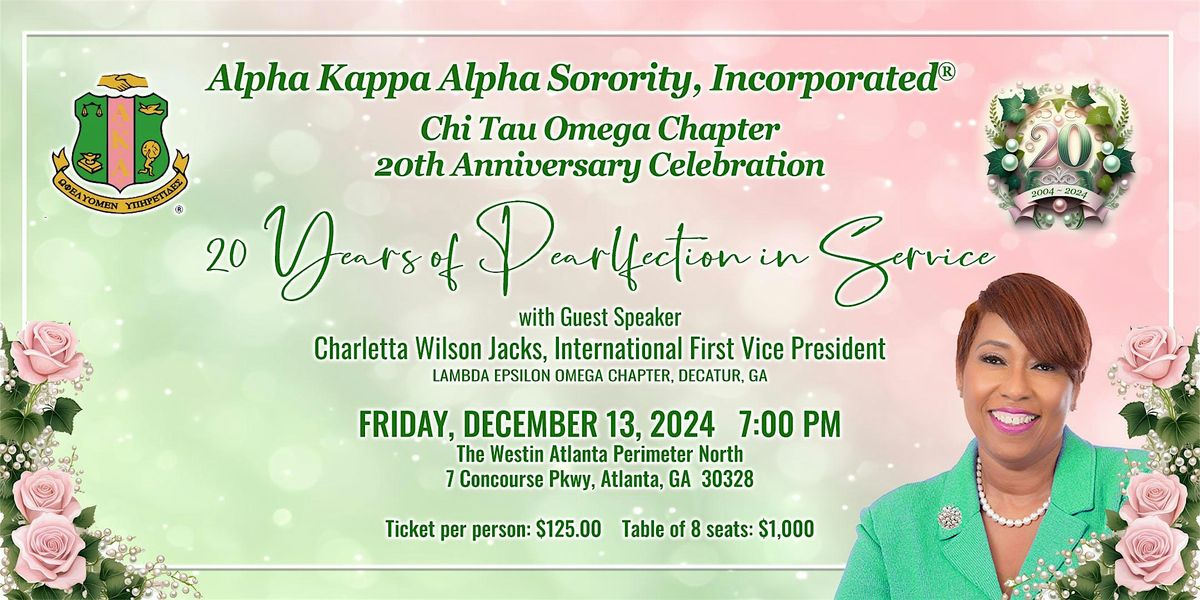 Chi Tau Omega Chapter 20th Year Anniversary Celebration