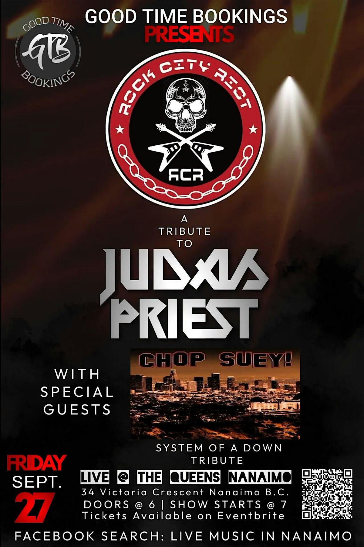 TRIBUTES TO JUDAS PRIEST & SYSTEM OF A DOWN LIVE! @ THE QUEENS NANAIMO!