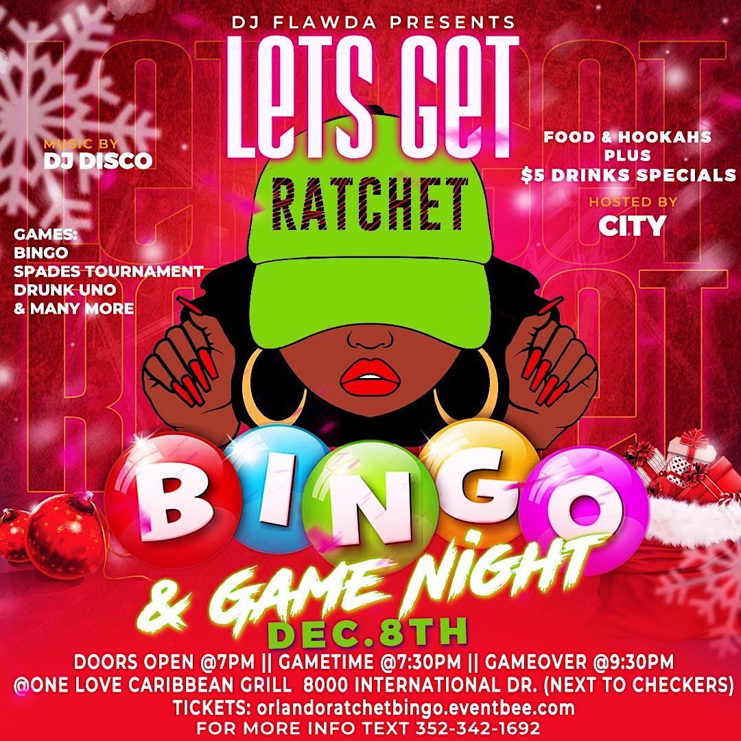 Let's Get Ratchet Bingo