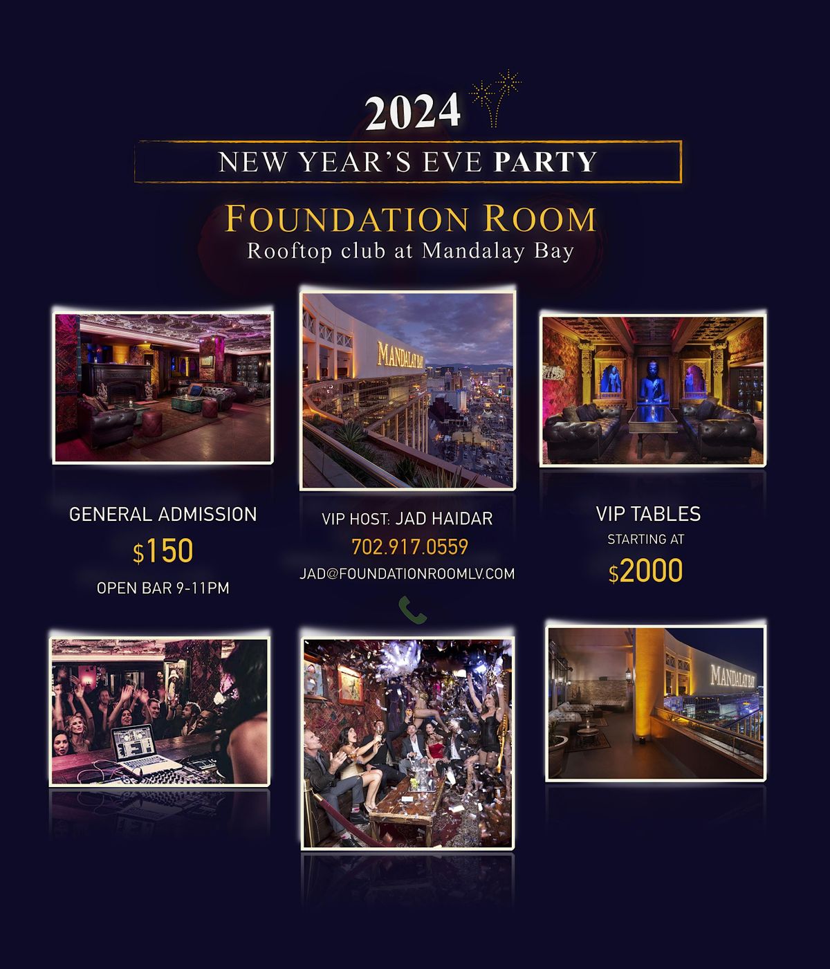 new year's eve party rooftop at mandalay bay las vegas