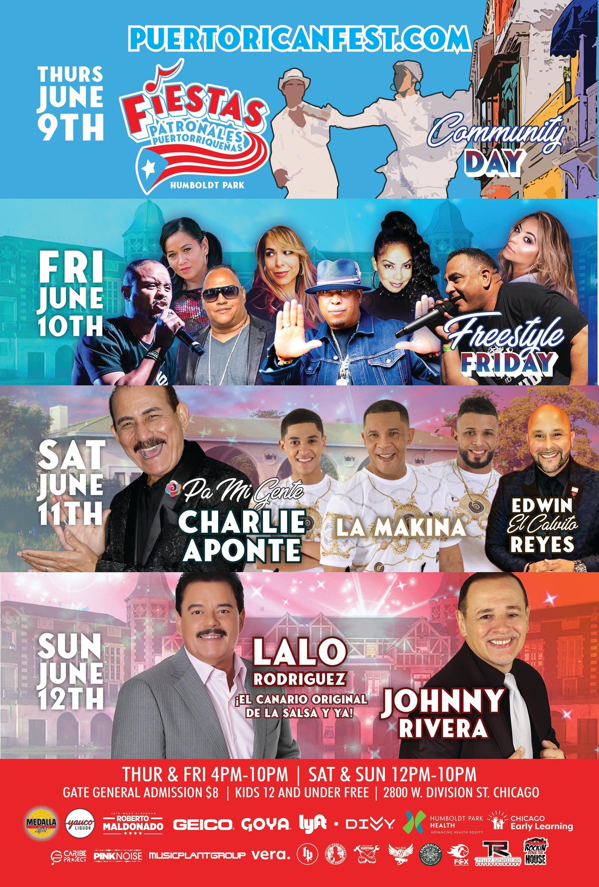 Fiestas Patronales Puerto Rican Fest, 2800 W Division St, Chicago, 9