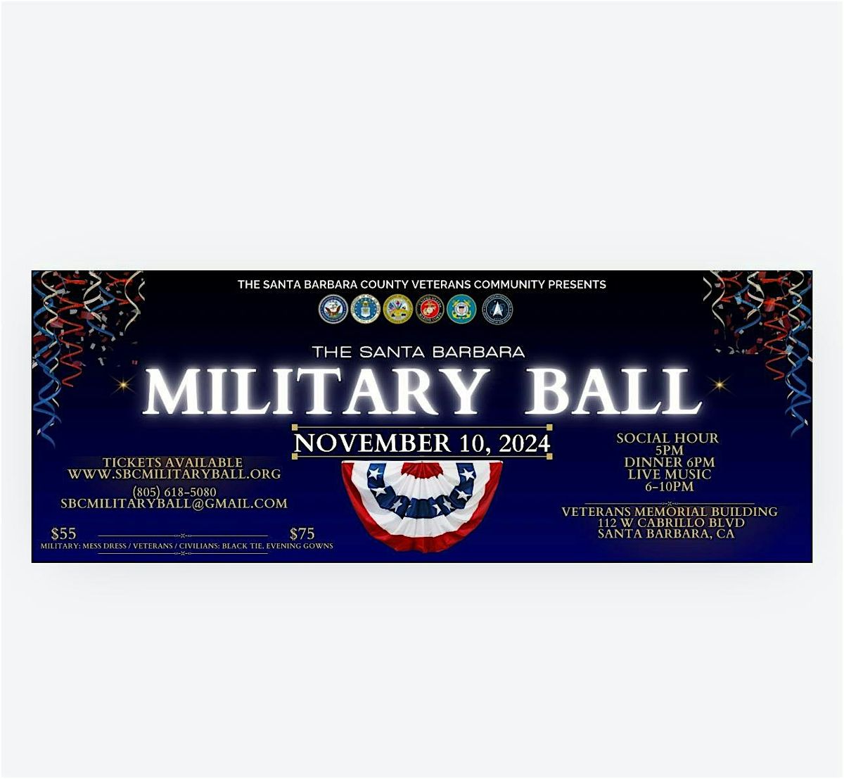 The 2024 Santa Barbara Military Ball