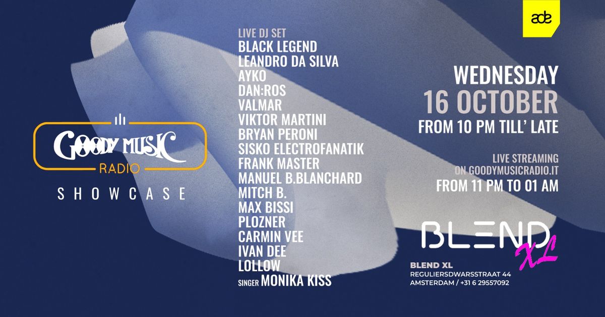 ADE 2024: Official Showcase in Amsterdam!