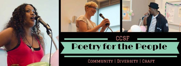 CCSF Poetry for the People in the Park!