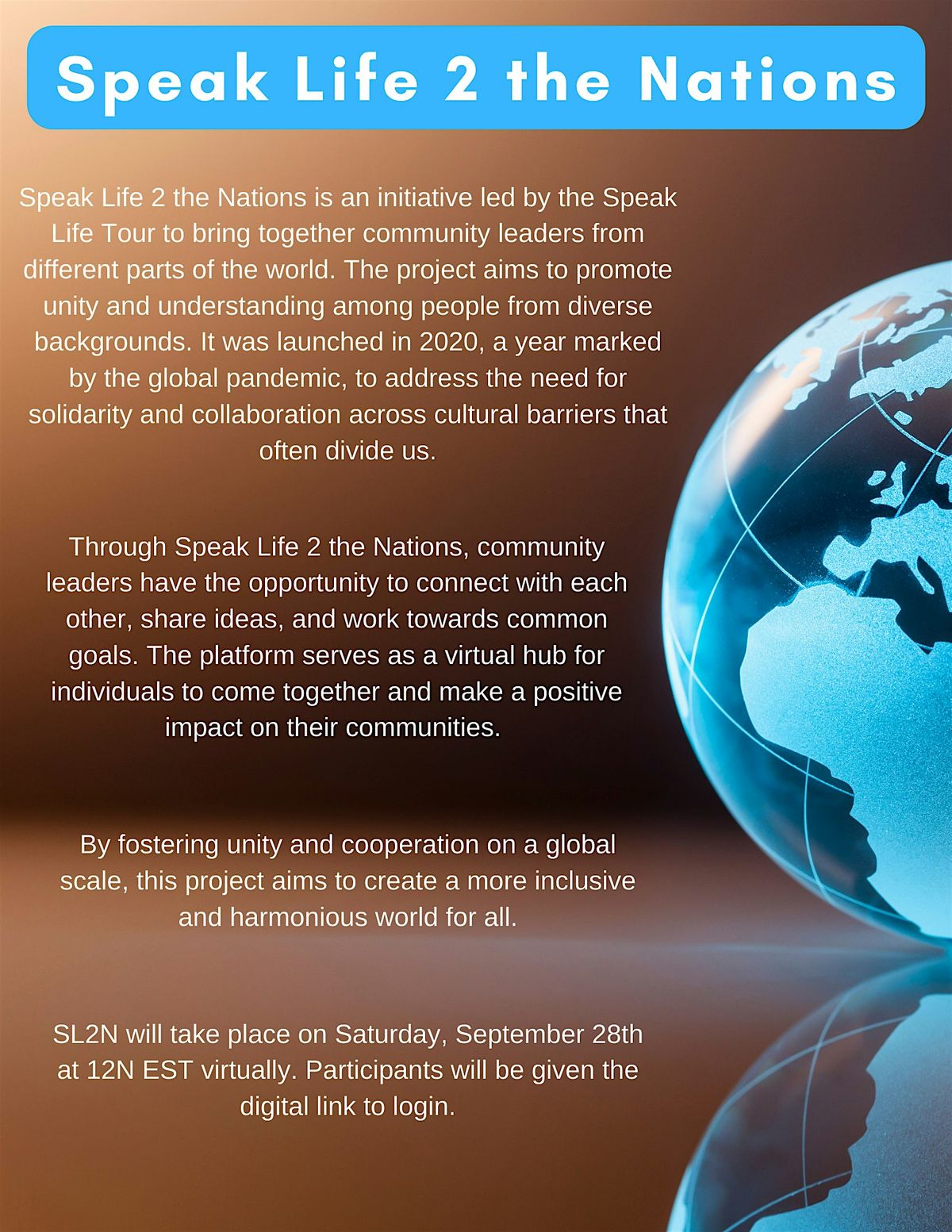 9.28 - Speak Life 2 the Nations