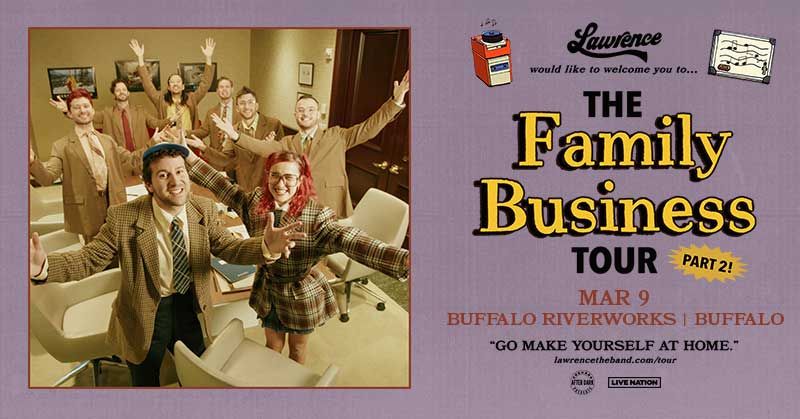 Lawrence - March 9 at Buffalo RiverWorks