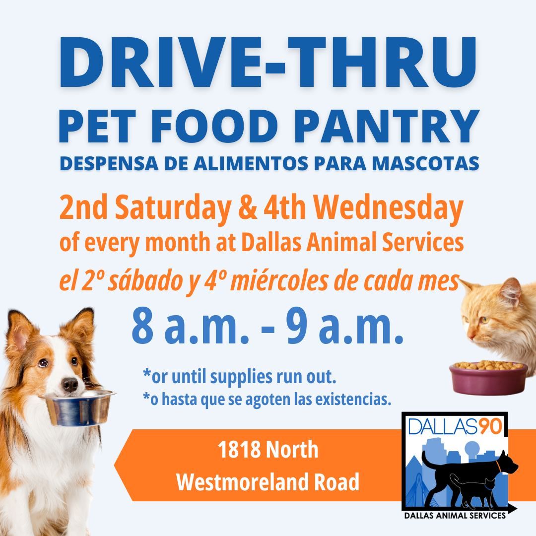 Pet Food Pantry at Dallas Animal Services