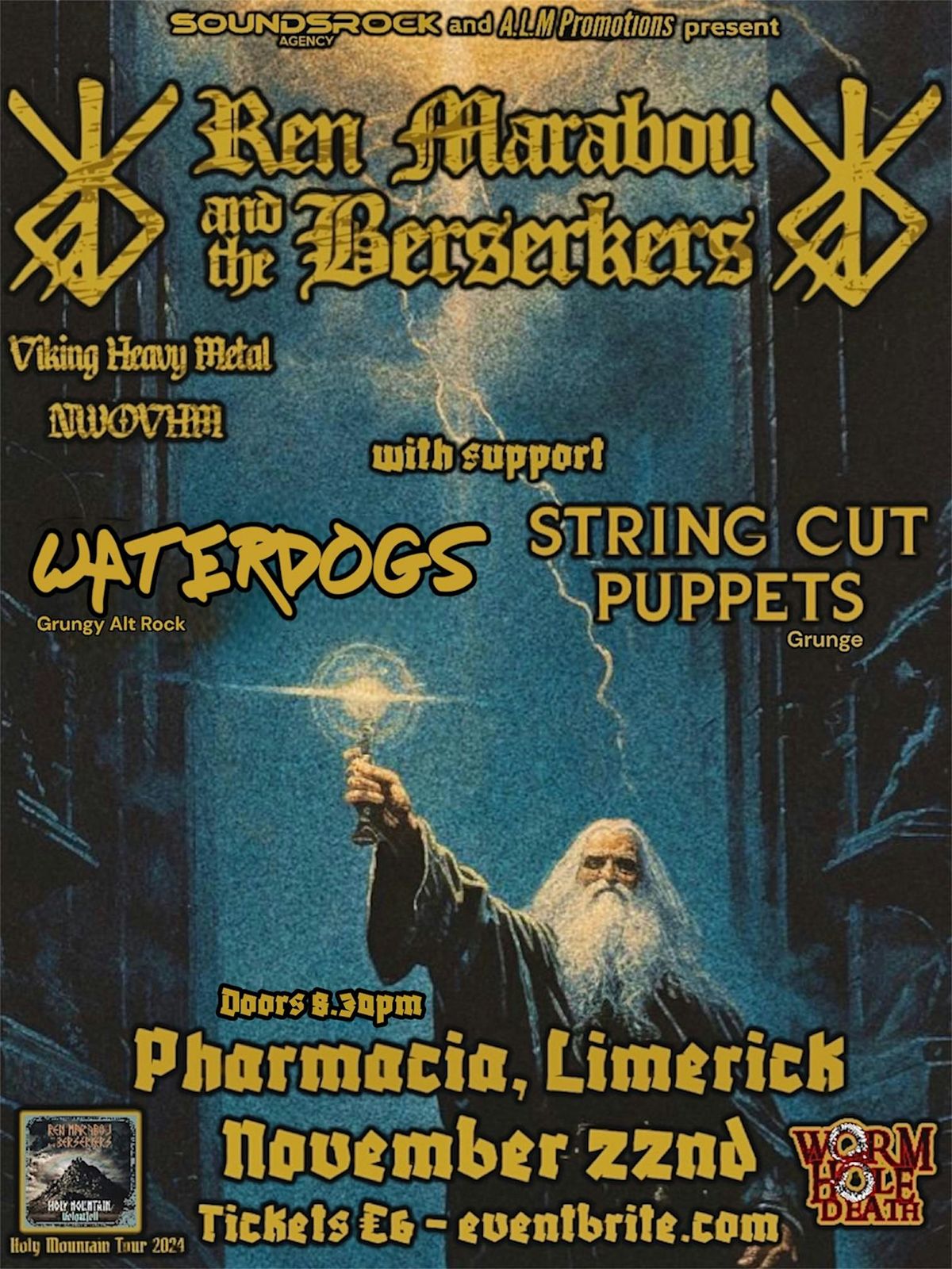 Ren Marabou and the Berserkers with String Cut Puppets and Waterdogs