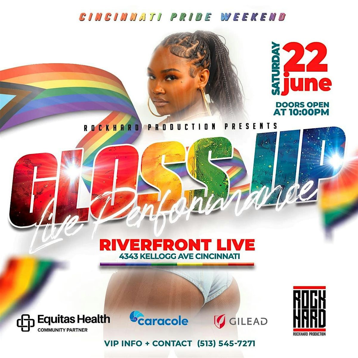 RockHard Productions presents Gloss Up performing LIVE - Pride Weekend