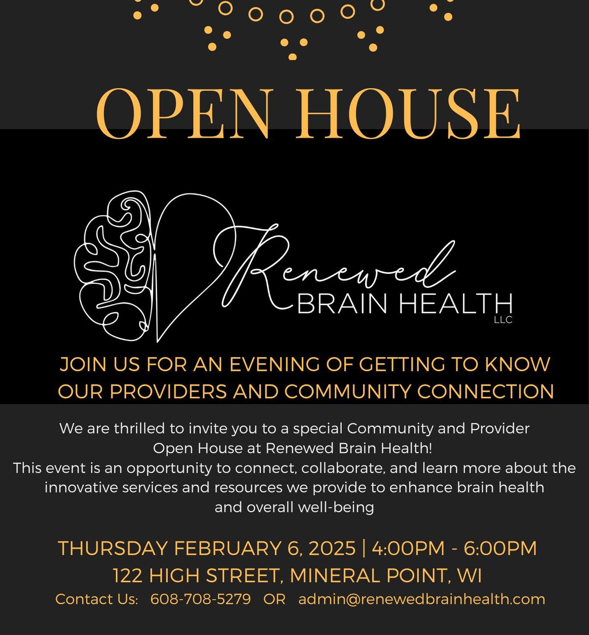 Renewed Brain Health OPEN HOUSE