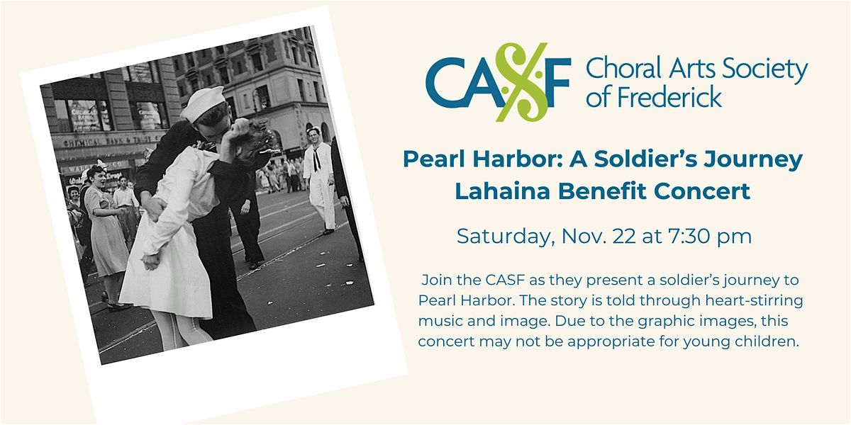 Pearl Harbor: A Soldier's Journey | Lahaina Benefit Concert