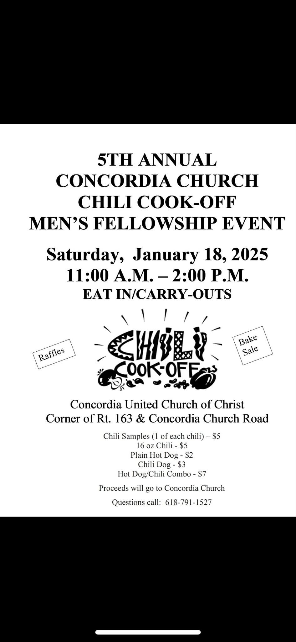 Concordia Church Chilli Cook Off