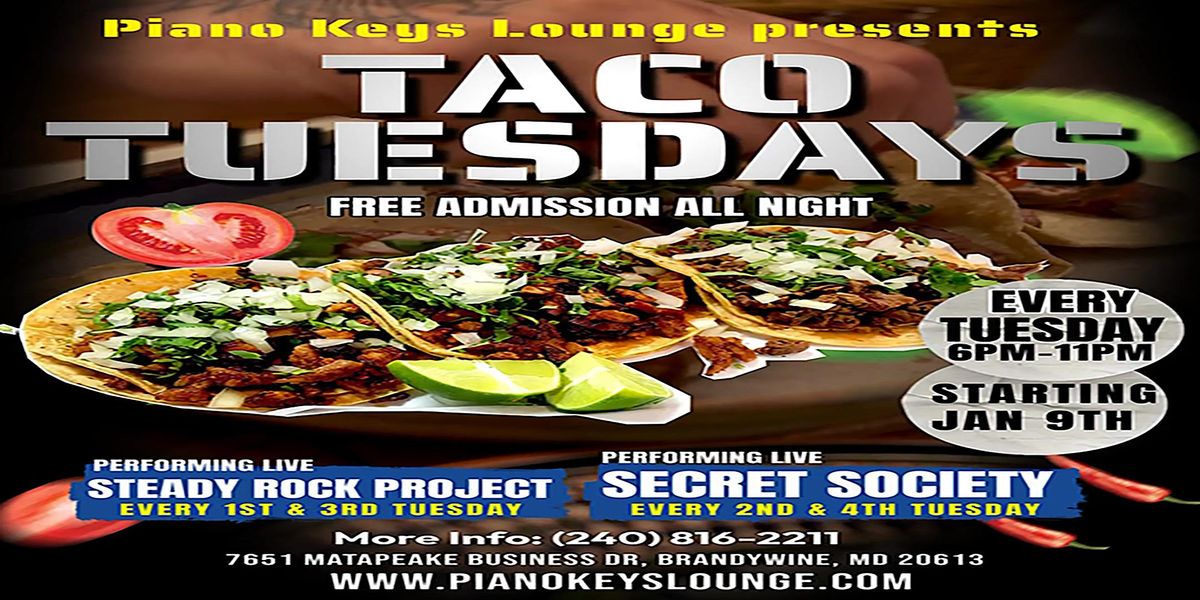 Taco Tuesdays @ Piano Keys Lounge every Wednesday with live ...