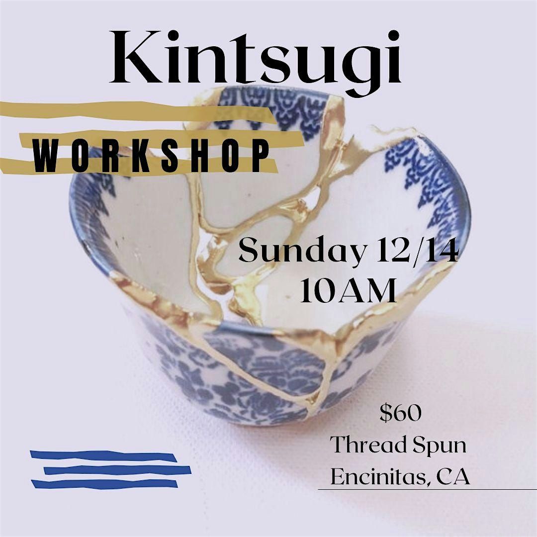 Kintsugi with Luis at Thread Spun