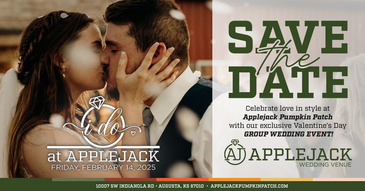 \ud83c\udf1f "I Do at Applejack" - A Valentine\u2019s Day Group Wedding Event \ud83c\udf1f