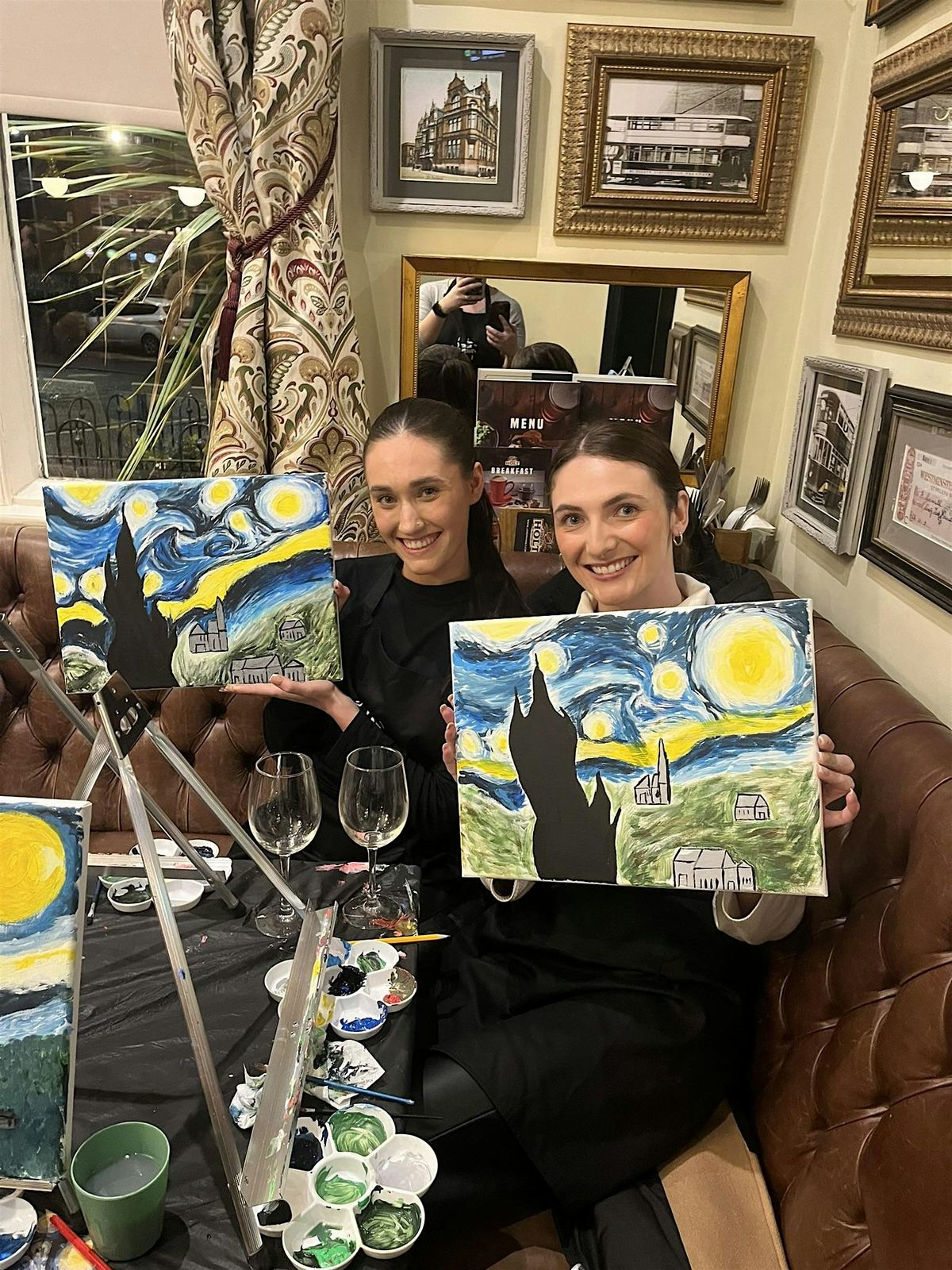 Paint & Party UK: Starry Night at Christmas - Prescot