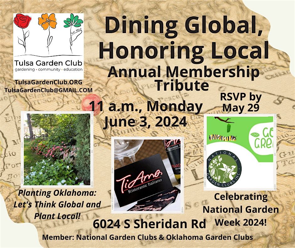 Member Meeting: Annual Appreciation Luncheon "Dining Global Honoring Local"