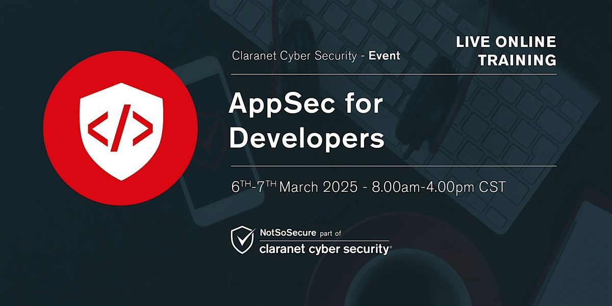 AppSec for Developers - Live Online Training