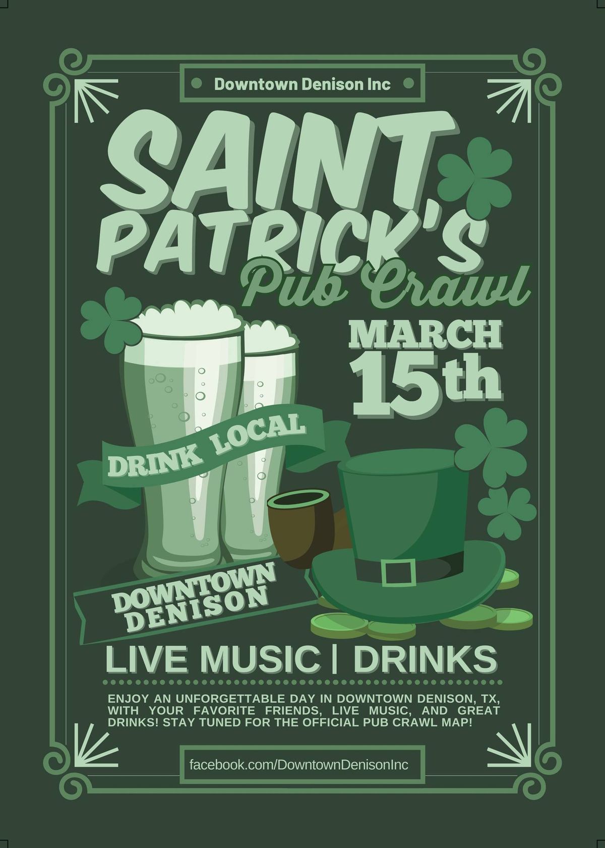 St Patrick\u2019s Day Pub Crawl | Downtown Denison