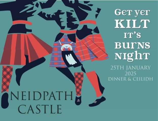 Neidpath Castle Burns Night Supper and Ceilidh