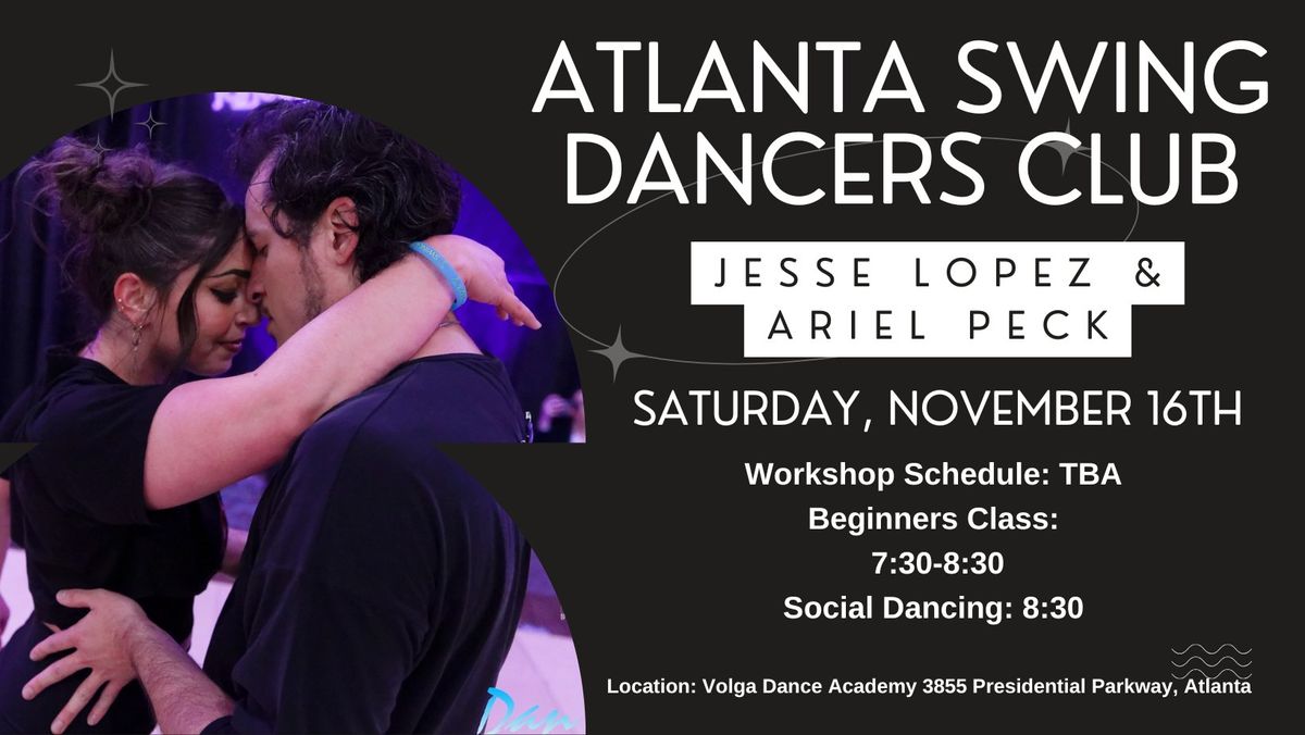 ASDC West Coast Swing Workshop Weekend with Jesse and Ariel