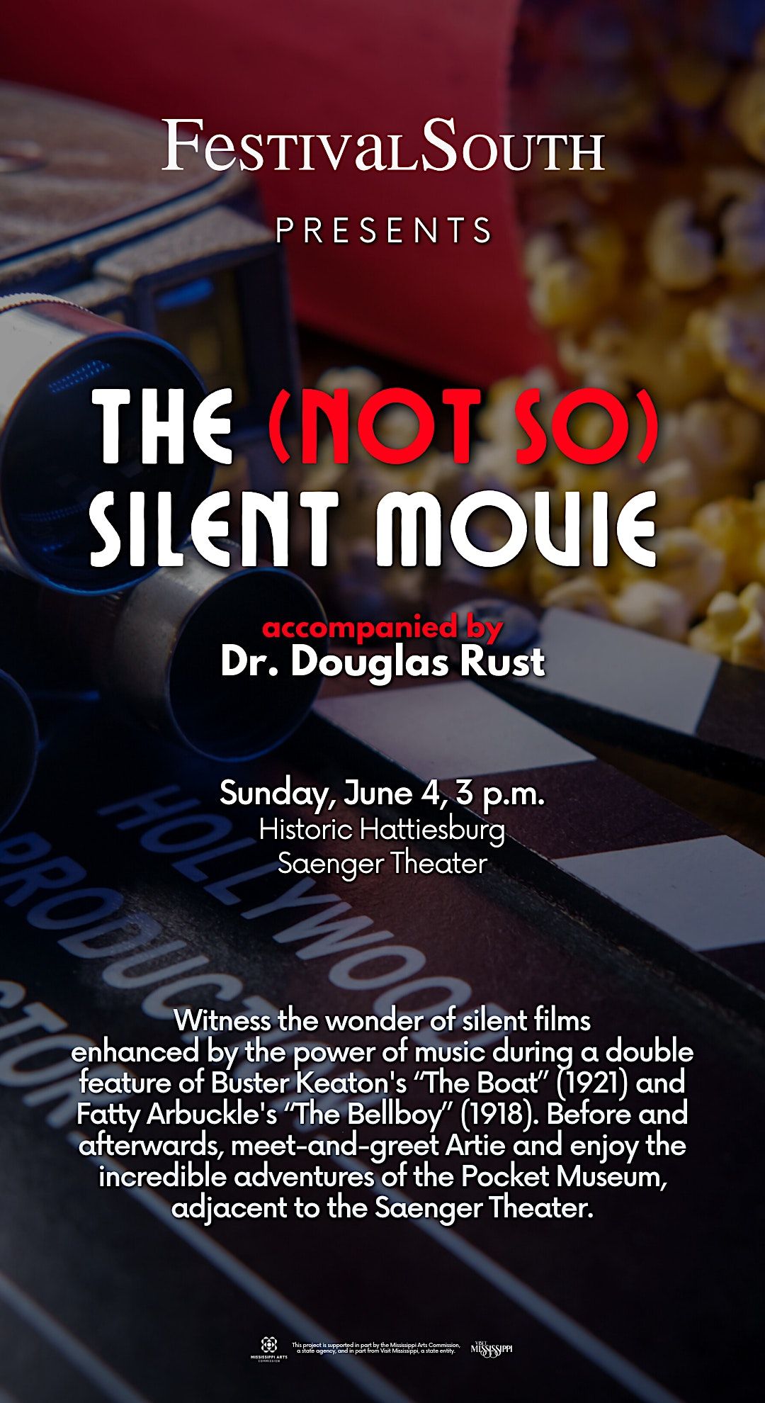 The (Not So) Silent Movie, accompanied on organ by Douglas Rust