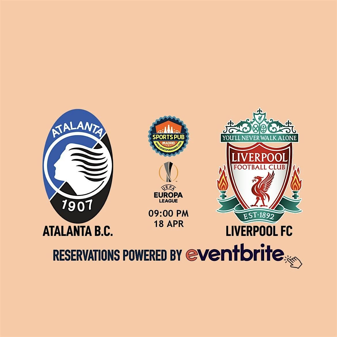 Atalanta v Liverpool | Europa League - Sports Pub La Latina