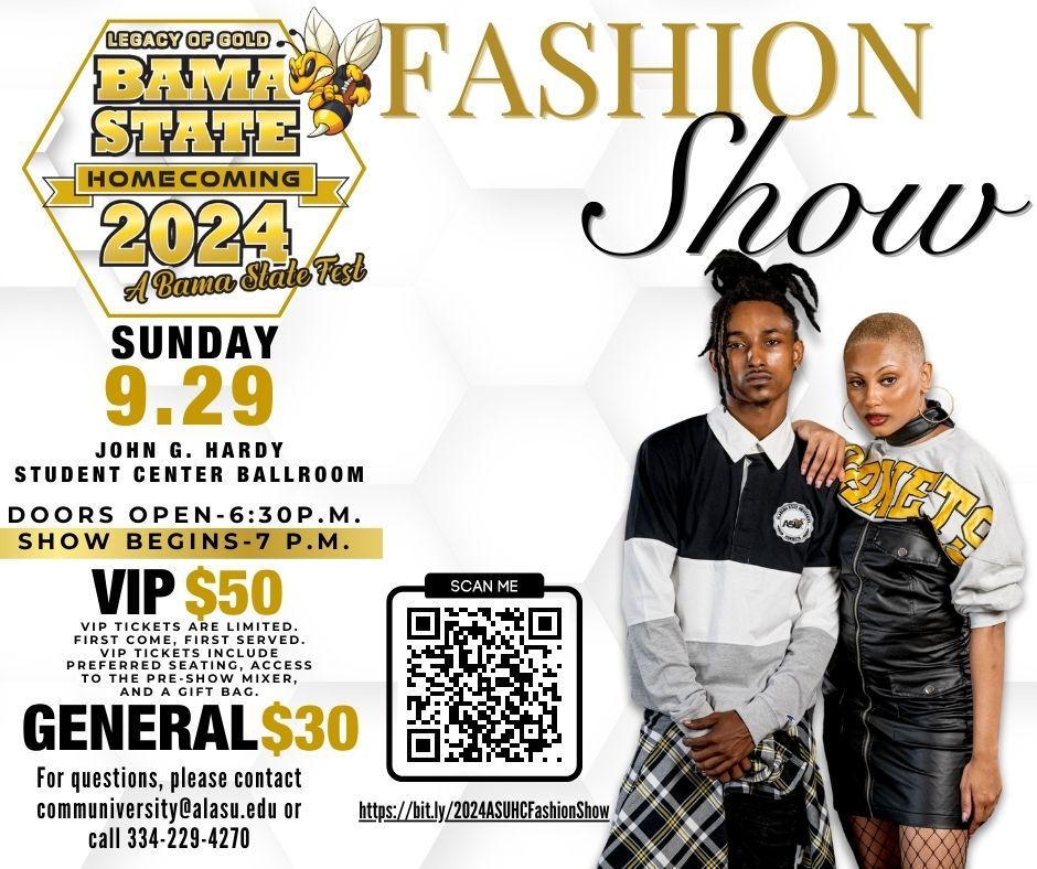 Bama State Homecoming Fashion Show, Sept. 29