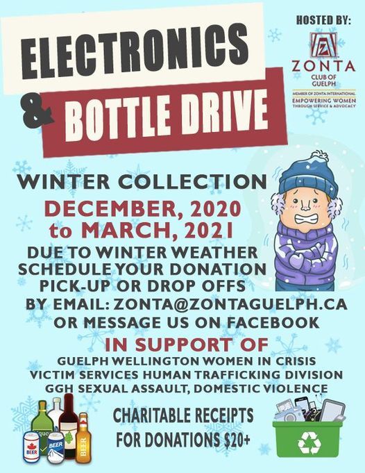 Monthly Electronics & Bottle Drive