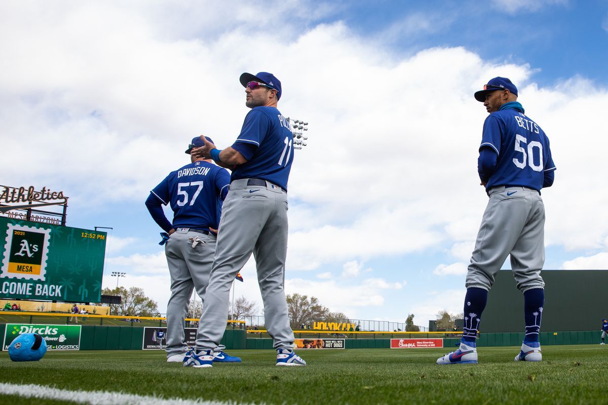 Spring Training - Los Angeles Dodgers at Oakland Athletics