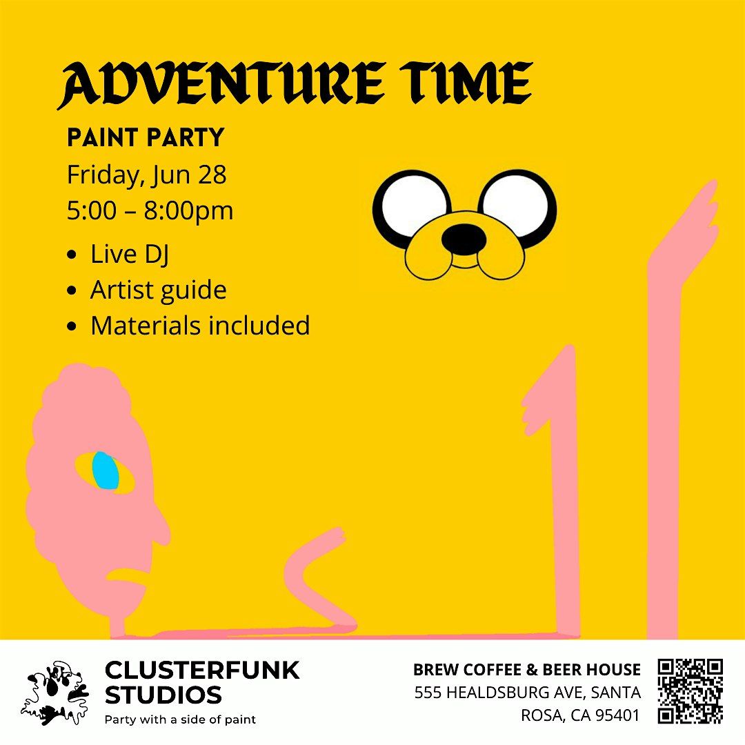 Adventure Time Paint Party